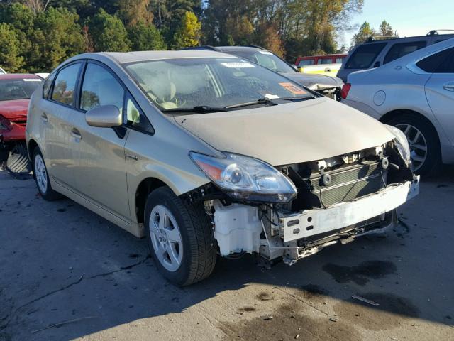 JTDKN3DU3B0282730 - 2011 TOYOTA PRIUS BROWN photo 1