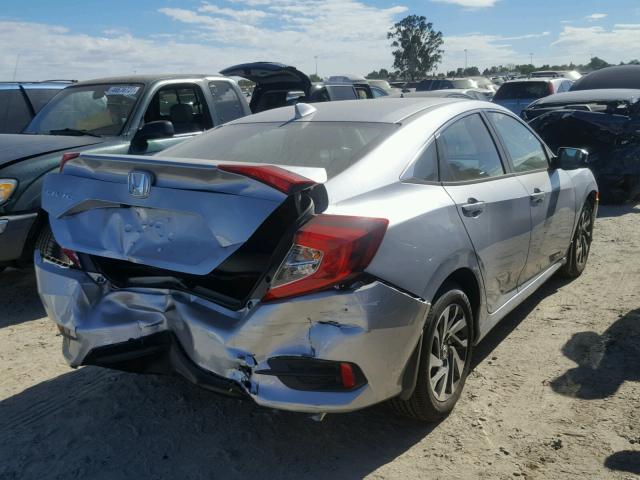 2HGFC2F74HH571646 - 2017 HONDA CIVIC EX SILVER photo 4