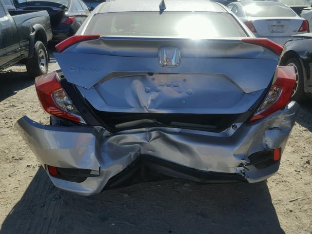 2HGFC2F74HH571646 - 2017 HONDA CIVIC EX SILVER photo 9