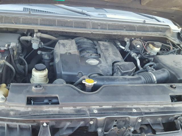 1N6AA07B44N588273 - 2004 NISSAN TITAN XE GRAY photo 7