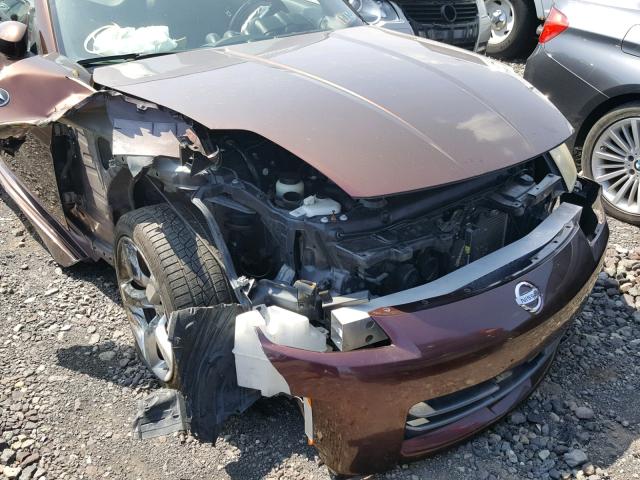 JN1AZ36D76M400700 - 2006 NISSAN 350Z ROADS BURGUNDY photo 9