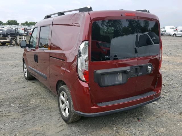 ZFBERFBT2F6195193 - 2015 RAM PROMASTER მუქწითელი ფოტო 3