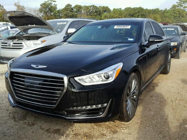 KMHG34JA3HU030565 - 2017 GENESIS G90 PREMIU BLACK photo 2