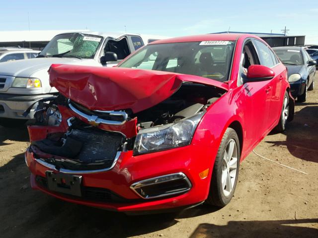 1G1PF5SB1G7148838 - 2016 CHEVROLET CRUZE LIMI RED photo 2