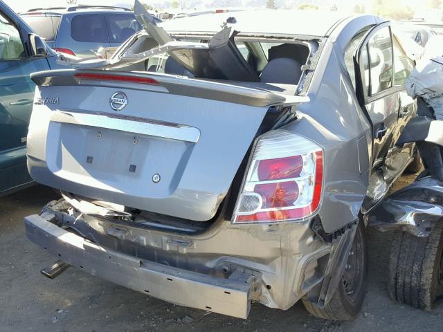 3N1AB6AP5CL733409 - 2012 NISSAN SENTRA 2.0 GRAY photo 4