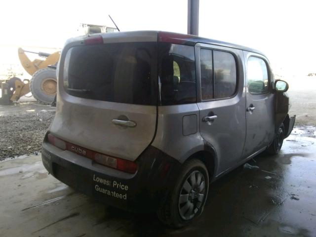 JN8AZ2KRXET350327 - 2014 NISSAN CUBE S SILVER photo 4