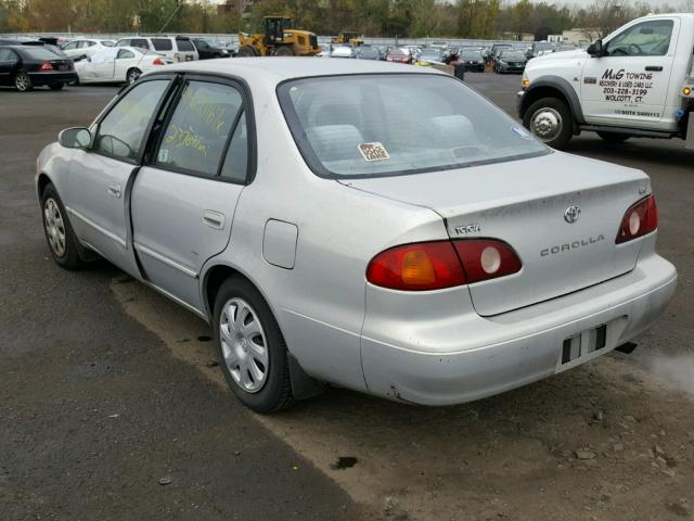 2T1BR12E22C586223 - 2002 TOYOTA COROLLA CE SILVER photo 3