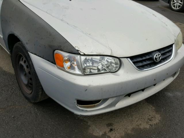 2T1BR12E22C586223 - 2002 TOYOTA COROLLA CE SILVER photo 9