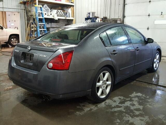 1N4BA41E06C813892 - 2006 NISSAN MAXIMA SE CHARCOAL photo 4