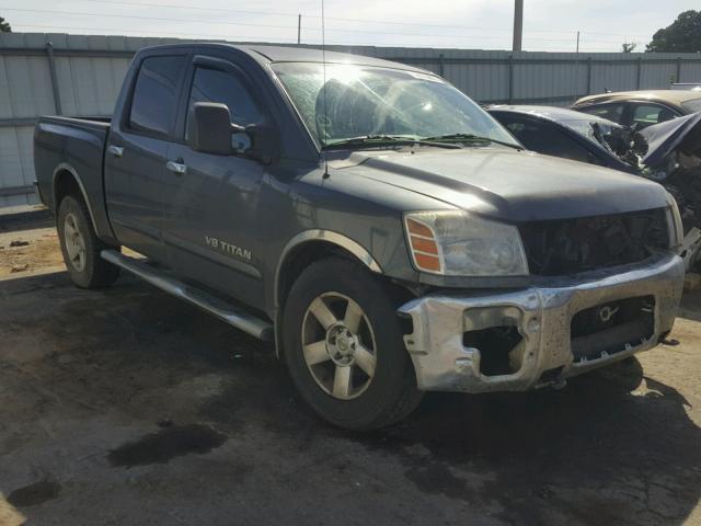 1N6BA07A36N576338 - 2006 NISSAN TITAN XE GRAY photo 1