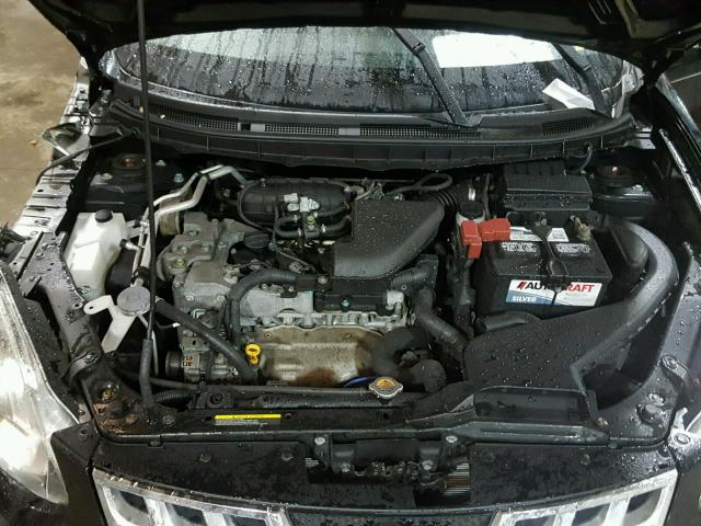 JN8AS5MV2CW362760 - 2012 NISSAN ROGUE S BLACK photo 7