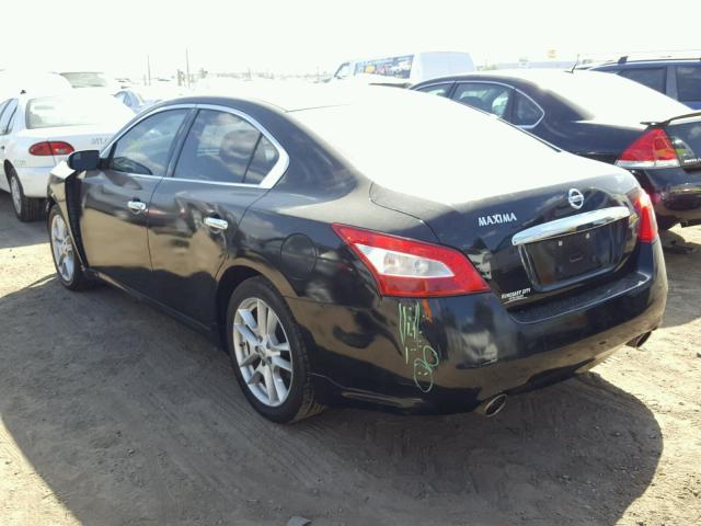 1N4AA5AP3BC849329 - 2011 NISSAN MAXIMA S BLACK photo 3