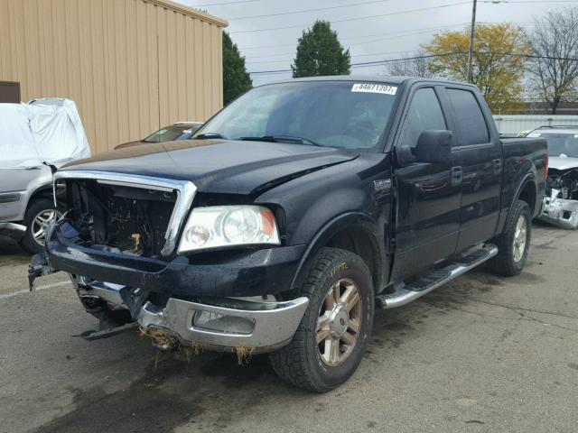 1FTPW14504FA13388 - 2004 FORD F150 SUPER BLACK photo 2