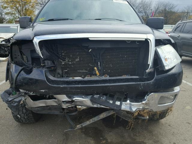 1FTPW14504FA13388 - 2004 FORD F150 SUPER BLACK photo 9