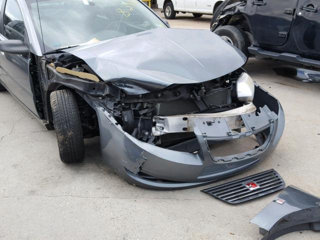 1G8AJ55F57Z196352 - 2007 SATURN ION LEVEL GRAY photo 9