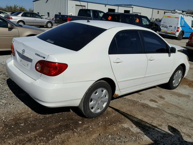 1NXBR32E46Z595649 - 2006 TOYOTA COROLLA CE WHITE photo 4