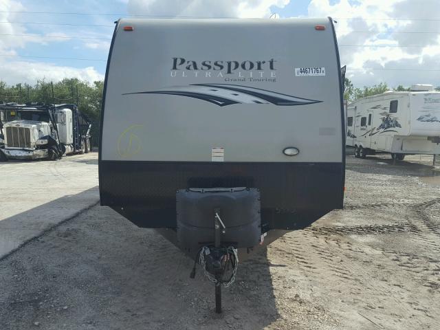 4YDT33526GT413174 - 2016 KEYSTONE PASSPORT TAN photo 2