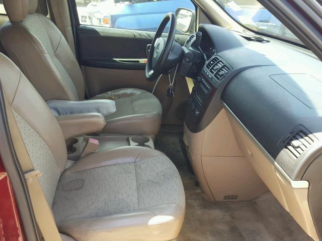 1GNDV23L05D165123 - 2005 CHEVROLET UPLANDER L 勃艮第红 照片 5