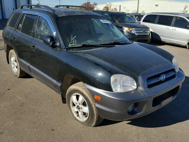 KM8SB13D96U106726 - 2006 HYUNDAI SANTA FE G BLACK photo 1