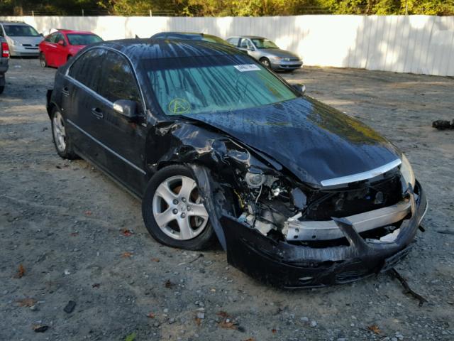 JH4KB165X6C008205 - 2006 ACURA RL BLACK photo 1