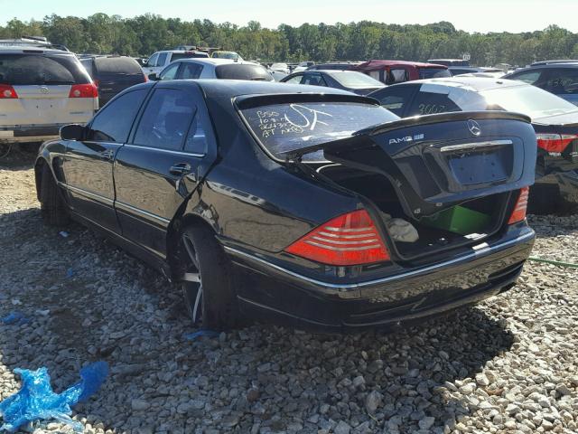 WDBNG75J8YA069146 - 2000 MERCEDES-BENZ S 500 BLACK photo 3