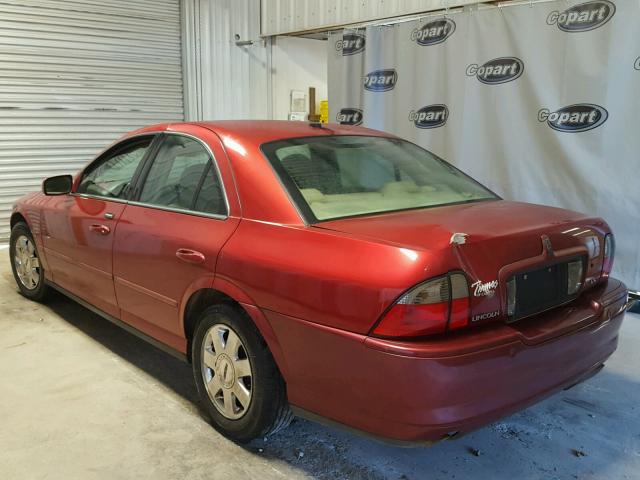 1LNHM86S75Y616264 - 2005 LINCOLN LS 红色 照片 3