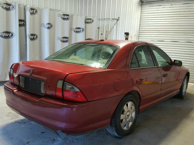 1LNHM86S75Y616264 - 2005 LINCOLN LS 红色 照片 4