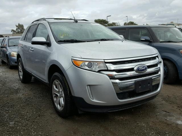 2FMDK3JC6EBB39556 - 2014 FORD EDGE SILVER photo 1