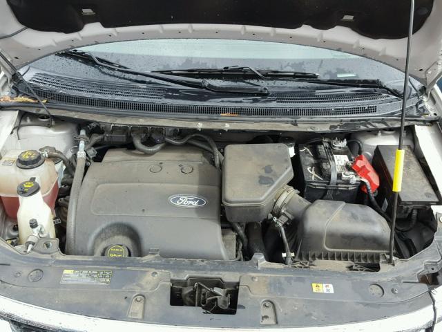 2FMDK3JC6EBB39556 - 2014 FORD EDGE SILVER photo 7