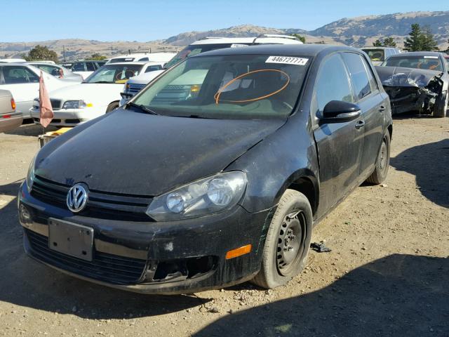 WVWDB7AJ9AW396763 - 2010 VOLKSWAGEN GOLF 黑色 照片 2