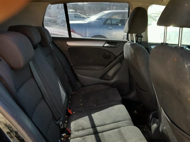 WVWDB7AJ9AW396763 - 2010 VOLKSWAGEN GOLF 黑色 照片 6