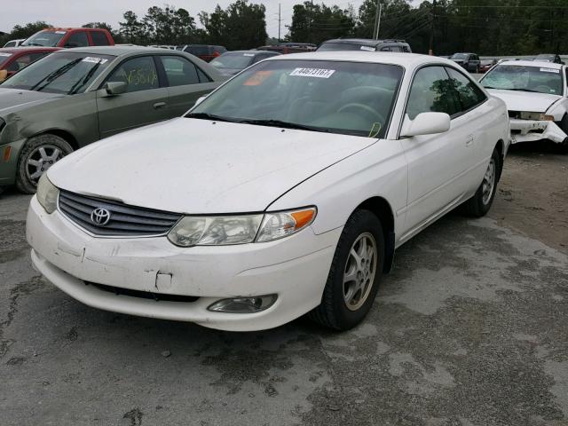 2T1CE22P23C020331 - 2003 TOYOTA CAMRY SOLA WHITE photo 2