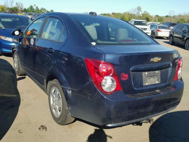 1G1JB5SH6F4171618 - 2015 CHEVROLET SONIC LS BLUE photo 3