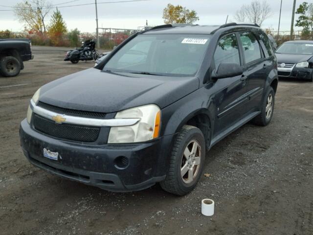 2CNDL13F376079241 - 2007 CHEVROLET EQUINOX LS BLACK photo 2