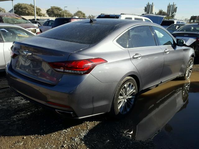 KMHGN4JE0FU049522 - 2015 HYUNDAI GENESIS 3. GRAY photo 4