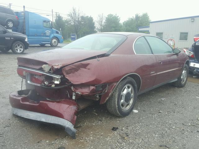 1G4GD2214X4701398 - 1999 BUICK RIVIERA BURGUNDY photo 4