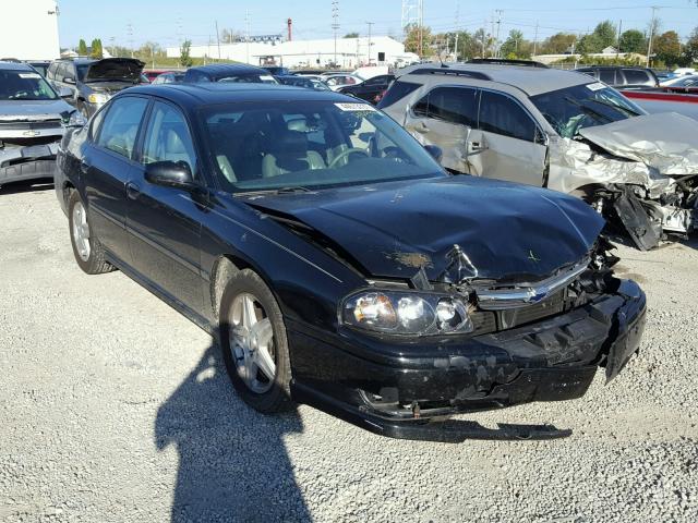 2G1WP521749194703 - 2004 CHEVROLET IMPALA BLACK photo 1