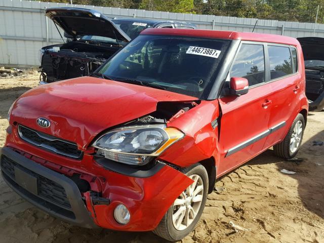 KNDJT2A64D7492197 - 2013 KIA SOUL + RED photo 2