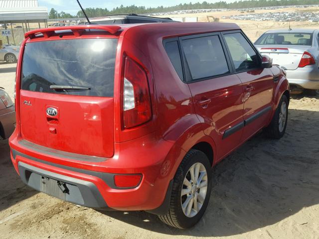 KNDJT2A64D7492197 - 2013 KIA SOUL + RED photo 4