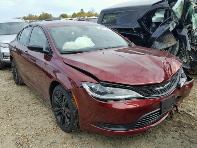 1C3CCCFB2HN509444 - 2017 CHRYSLER 200 LX MAROON photo 1