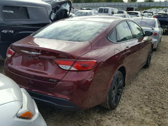 1C3CCCFB2HN509444 - 2017 CHRYSLER 200 LX MAROON photo 4