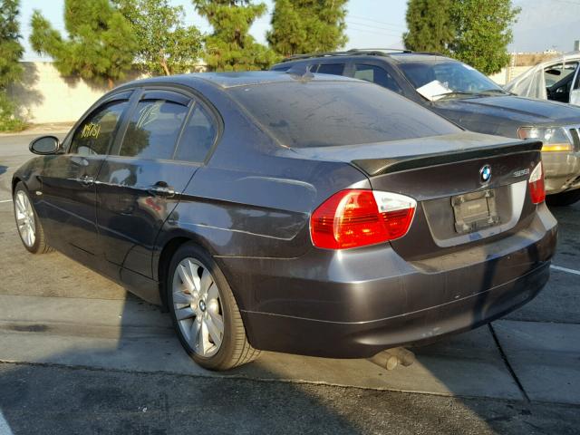 WBAVB13556KR58994 - 2006 BMW 325 I GRAY photo 3