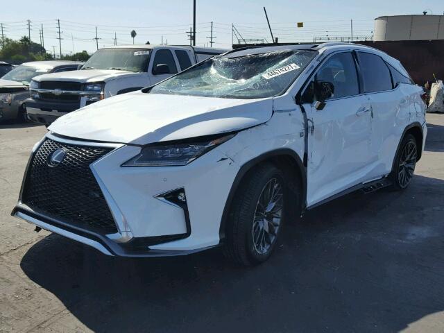 2T2BZMCA9GC036050 - 2016 LEXUS RX 350 WHITE photo 2