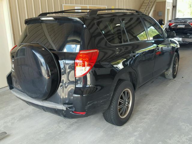 JTMZD33V376024255 - 2007 TOYOTA RAV4 BLACK photo 4