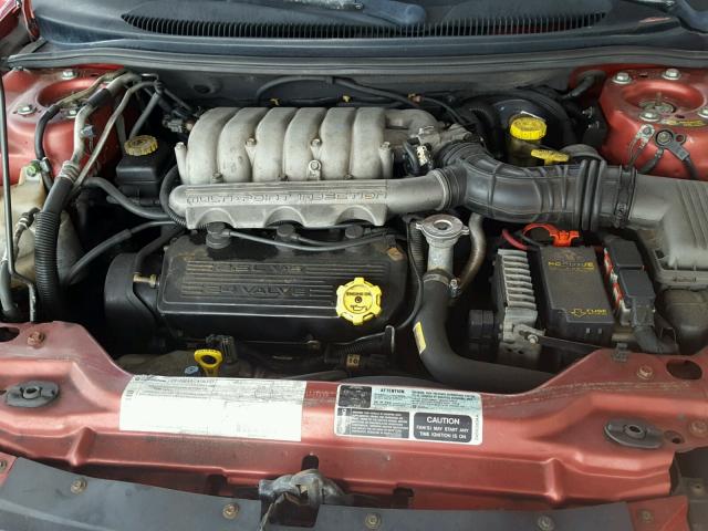 3C3EL45H4XT556574 - 1999 CHRYSLER SEBRING JX MAROON photo 7