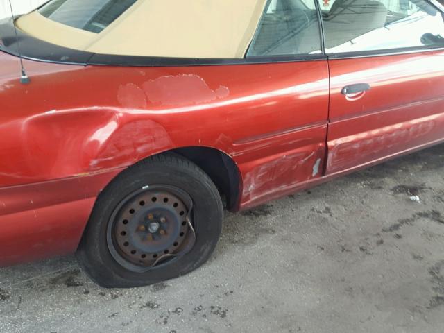 3C3EL45H4XT556574 - 1999 CHRYSLER SEBRING JX MAROON photo 9