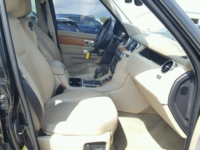 SALAK2D42AA534807 - 2010 LAND ROVER LR4 HSE LU BLACK photo 5