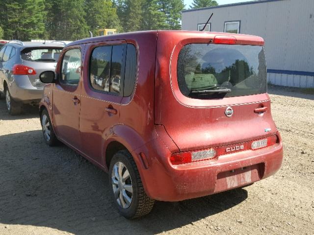 JN8AZ2KR7ET350074 - 2014 NISSAN CUBE S RED photo 3