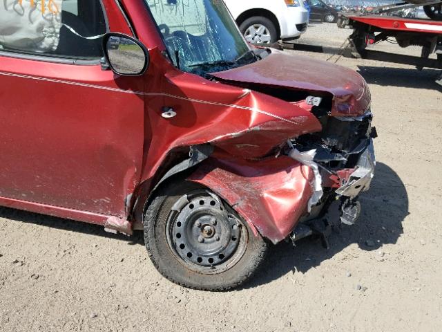 JN8AZ2KR7ET350074 - 2014 NISSAN CUBE S RED photo 9