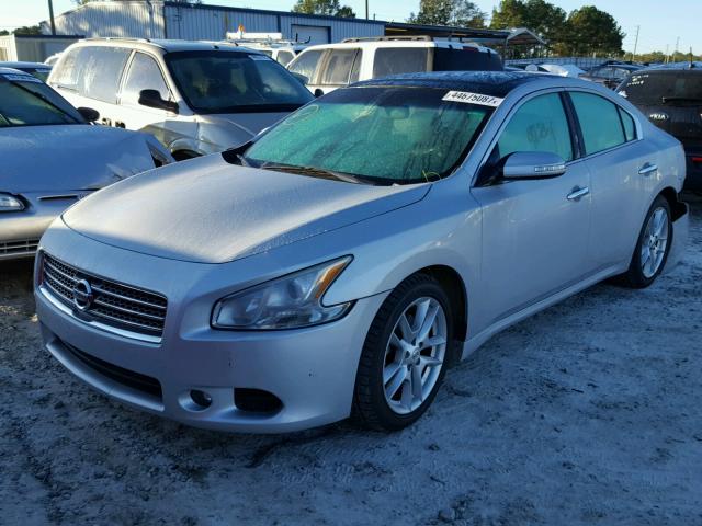 1N4AA5AP2BC841917 - 2011 NISSAN MAXIMA S SILVER photo 2